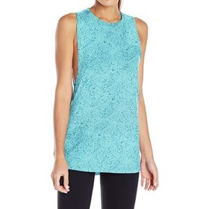 Adidas Blue Fleck Women's Muscle Tank